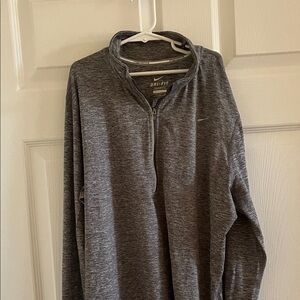 Nike Heather Gray Dri-FIT Pullover